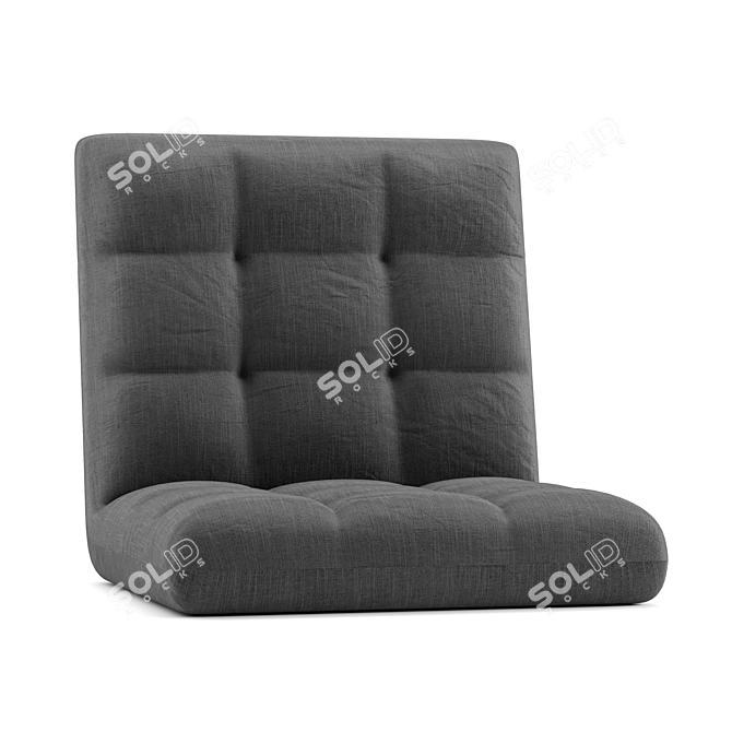 Kids' Floor Gaming Armchair 3D model image 4