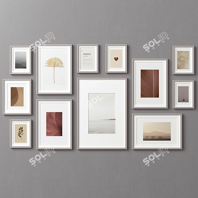 Versatile Picture Frames Set -277 3D model image 3