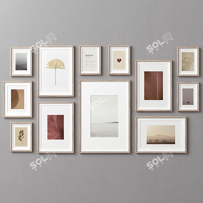 Versatile Picture Frames Set -277 3D model image 4