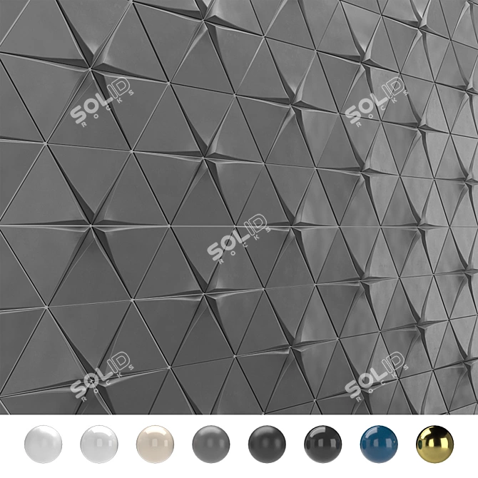 Spanish Wall Tiles Equipe Magical3 3D model image 1