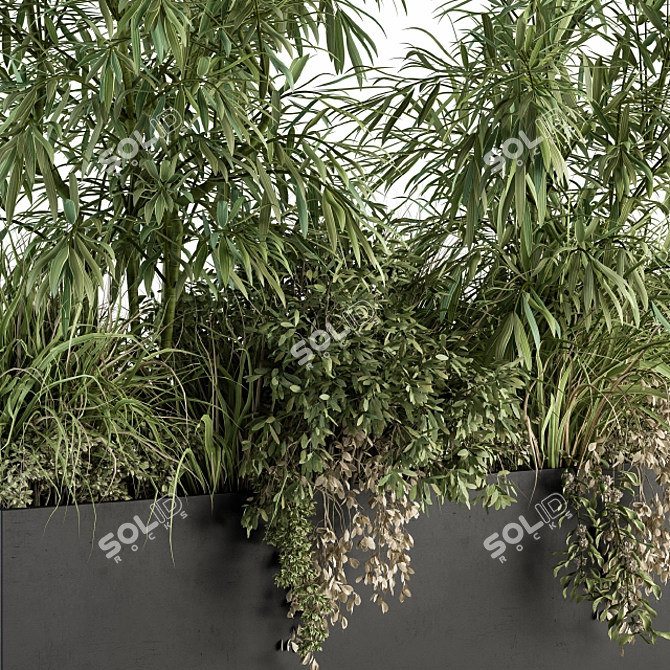 Zen Garden Plant Box Set 3D model image 5