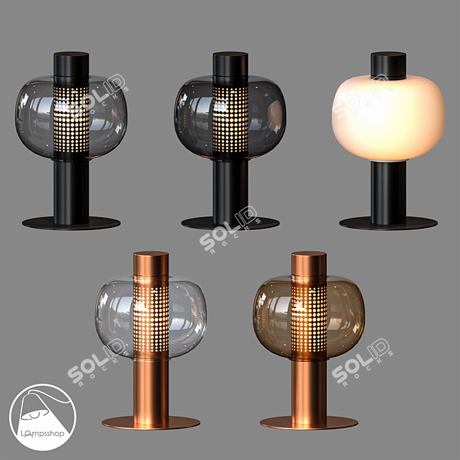 Sleek Spuf Table Lamp: Modern Design 3D model image 1