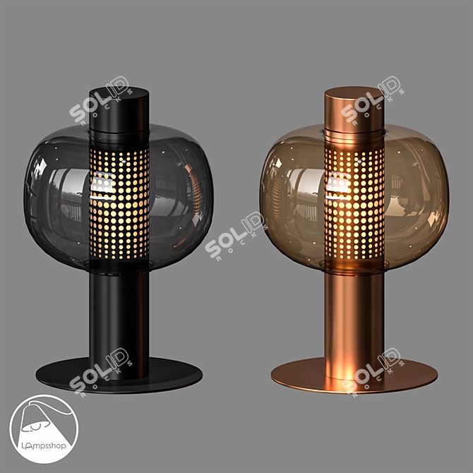 Sleek Spuf Table Lamp: Modern Design 3D model image 3