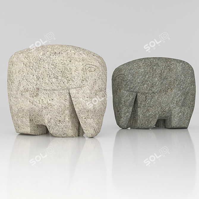 Elephant 2018: 3D Max, Corona/Vray 3D model image 2