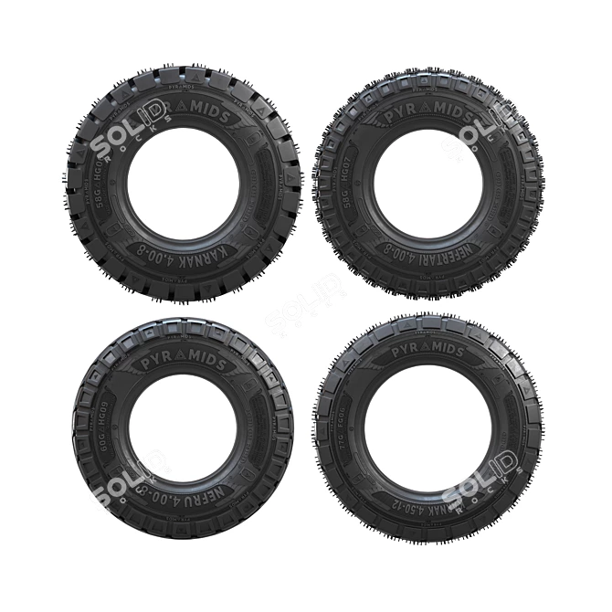 Bike Tire Tread Pyramids - Maximum Grip for Optimal Performance

Maximum Grip for Bike Tires - Set of 4 Pyramids 3D model image 3