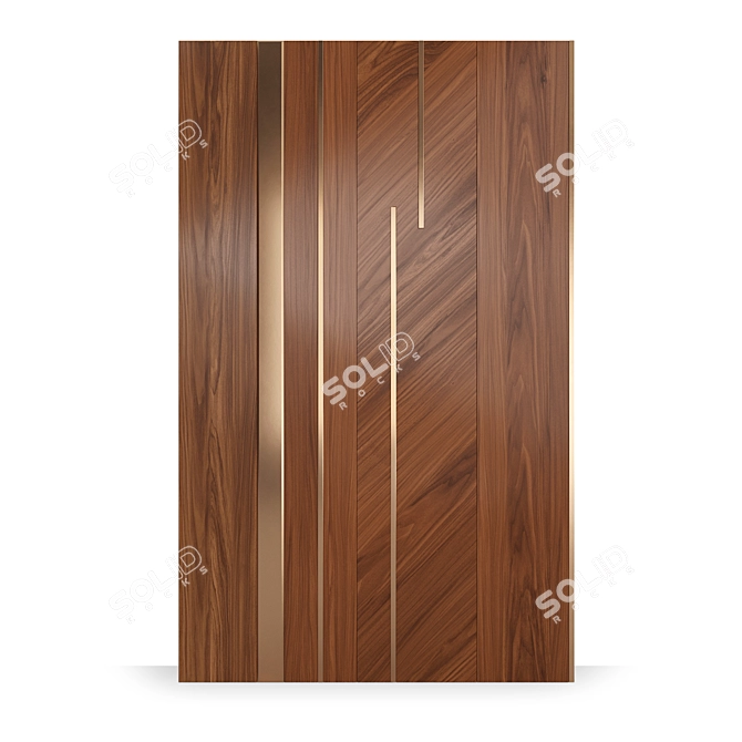 Delirium Wall Panels: Timeless Elegance 3D model image 1