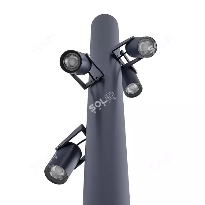 Versatile LED Park Lighting Solution 3D model image 3