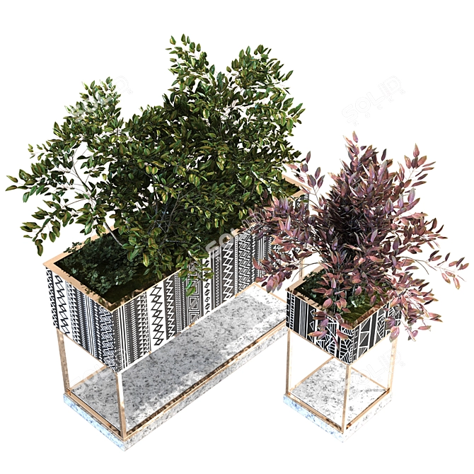 Greenery Box Set 106 3D model image 3