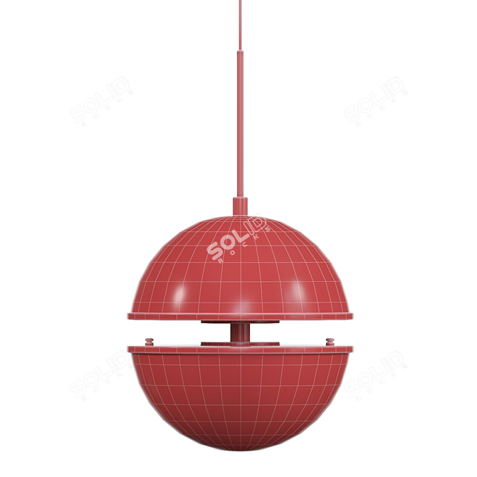 Debert Pendant Light: Modern Design 3D model image 2