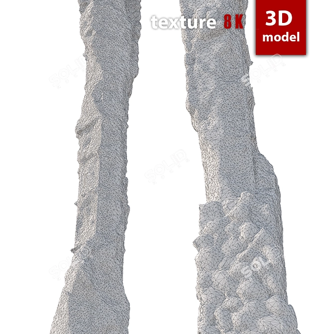 Detailed 3D Column Model 3D model image 6