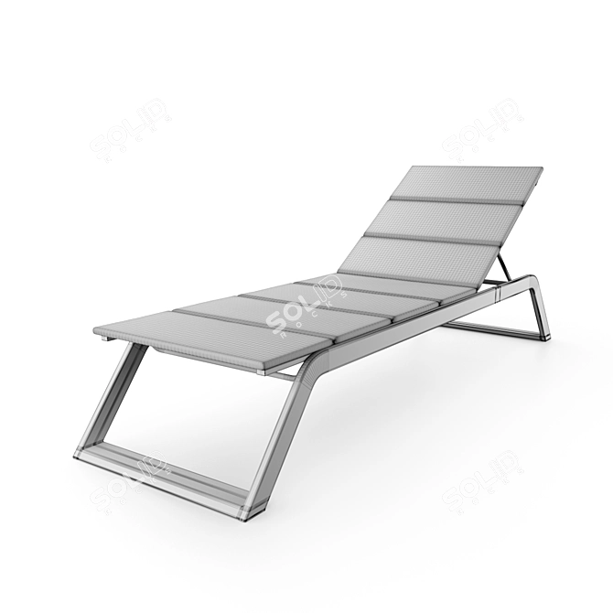 Siesta Sun Lounge Chair: Modern, Comfortable, Durable 3D model image 8
