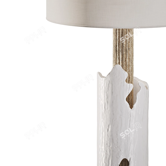 Elegant Aura Table Lamp 3D model image 3