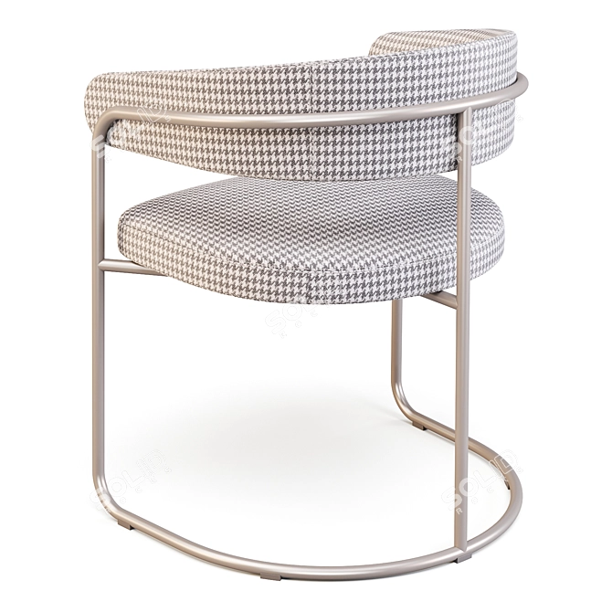 Opus Dining Chair by +Halle: Classic Design with a Modern Twist 3D model image 3