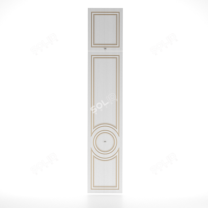 Closet Door: Stylish and Functional 3D model image 1