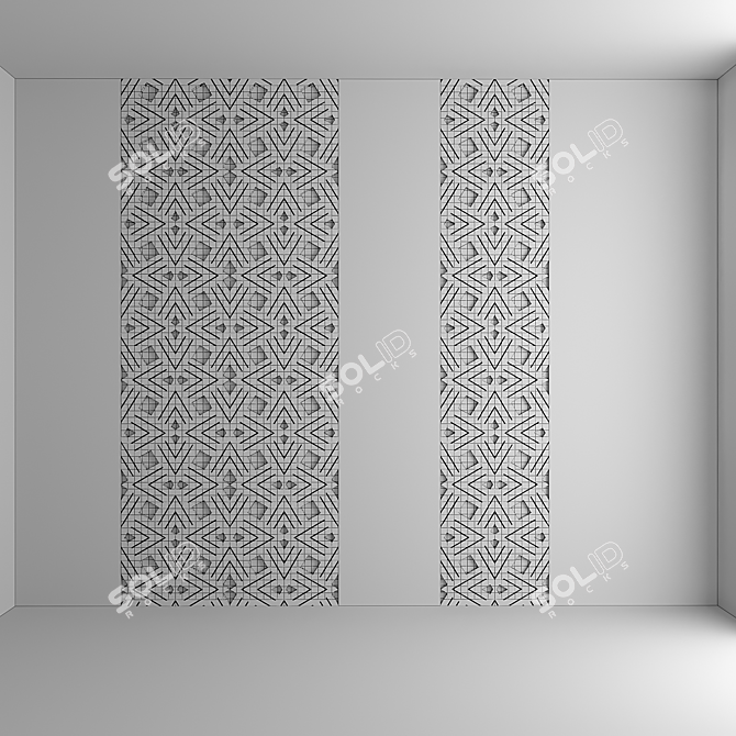 3D Panels NG - Unique Wall Decor 3D model image 3