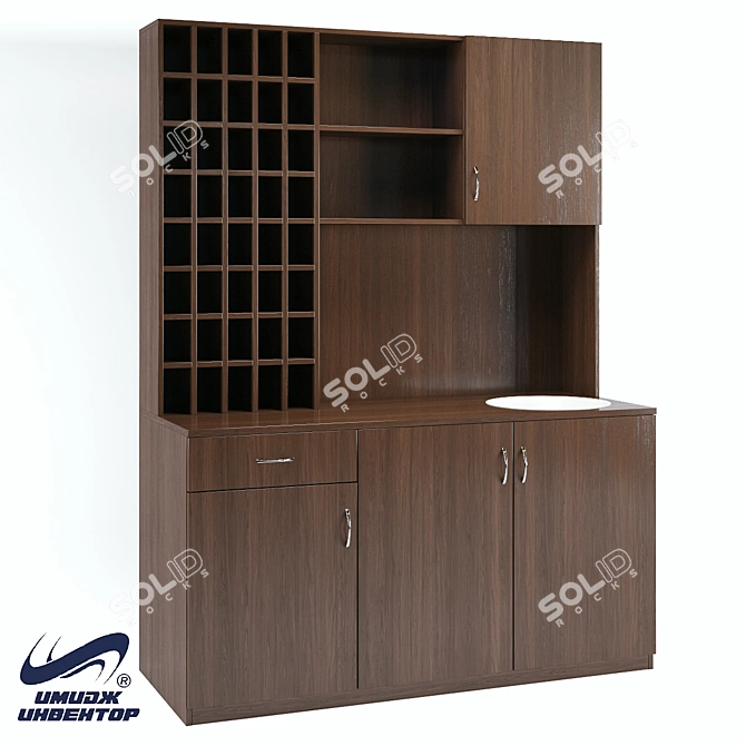 Product Title: OM Lab "No. 9" Hair Salon 3D model image 1