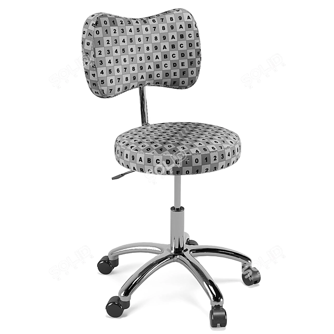 Product Title: "Costa" Master Chair 3D model image 2