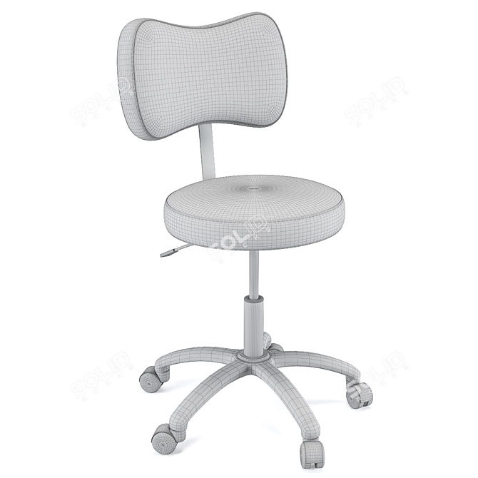 Product Title: "Costa" Master Chair 3D model image 3