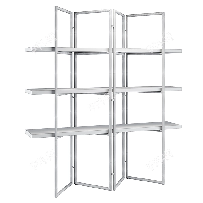 Title: Air Wall OM Rack-Screen - Sleek and Functional 3D model image 2