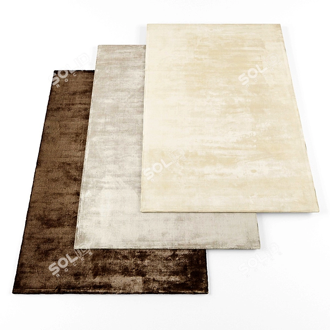 Modern High Resolution Rugs 3D model image 1