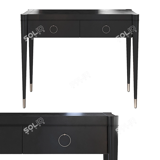 Modern Knoxville Console Table 3D model image 2