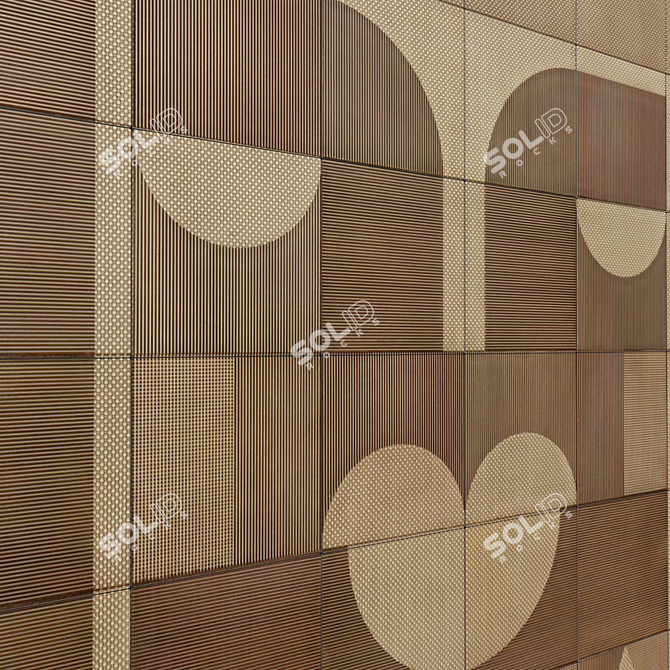 Elegant Decorative Panel: ARAZZI REGINA 3D model image 2