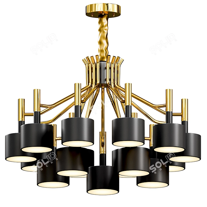 Modern LED Pendant Lights 3D model image 1