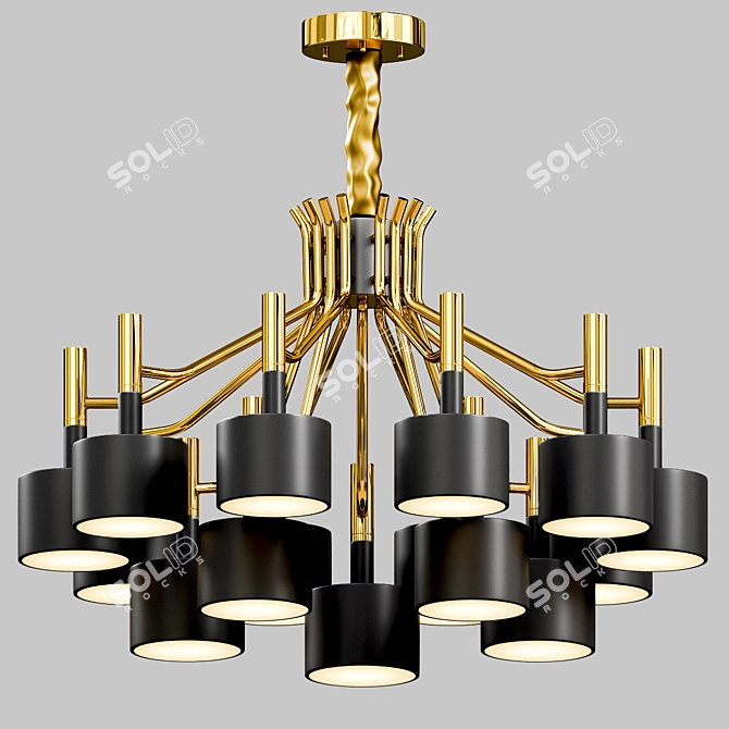 Modern LED Pendant Lights 3D model image 3