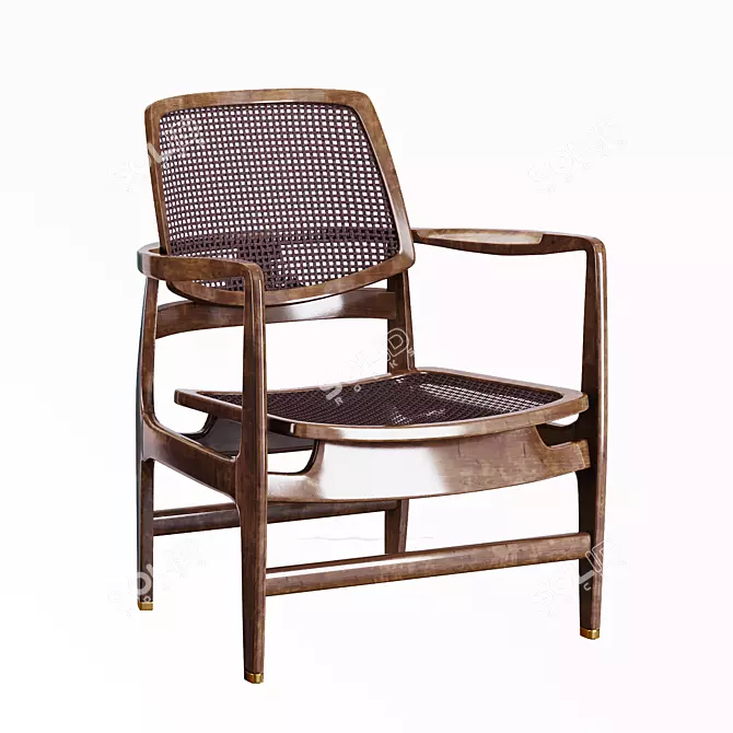 Alvorada Palace-Inspired Chair 3D model image 1