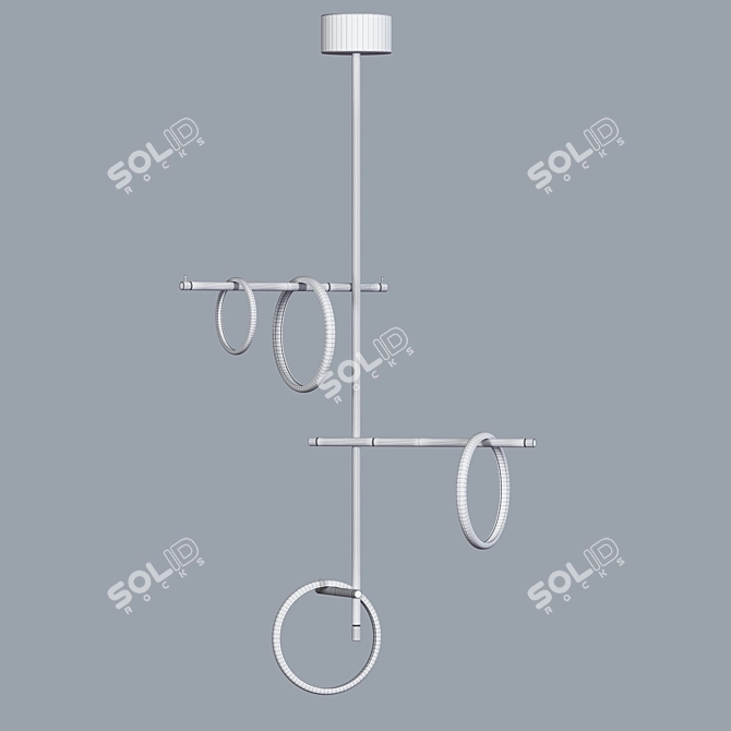 Marchetti SL-01 Suspension Lamp: Sleek Design, Dimmable 3D model image 1