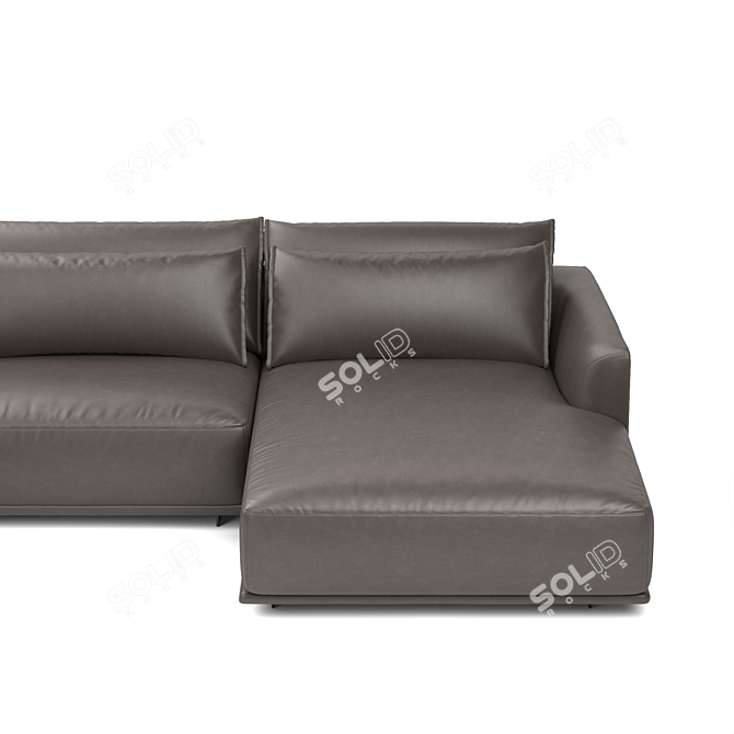 Natuzzi Italia Long Beach: High-Quality 3D Furniture Model 3D model image 4