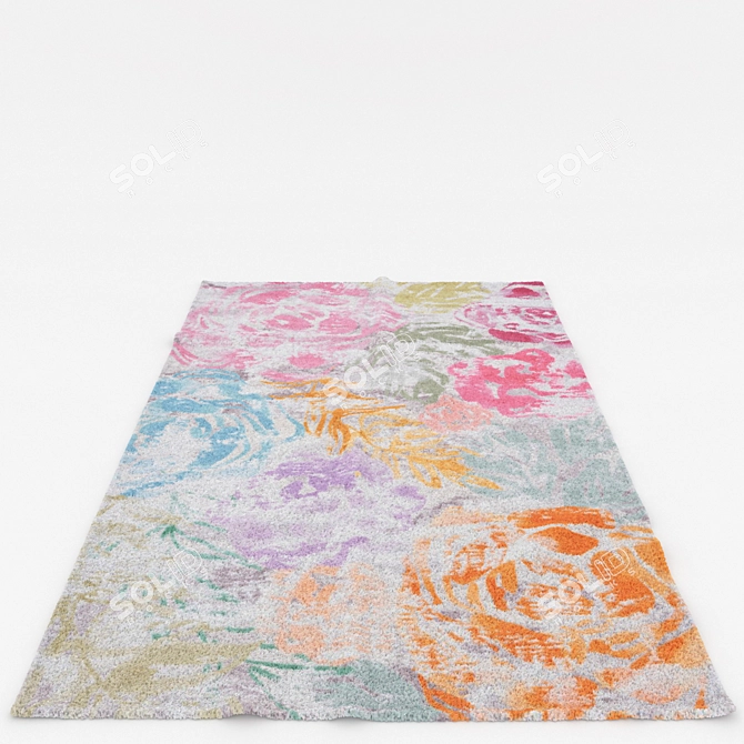 Versatile Rug Set: 6 Different Designs 3D model image 5