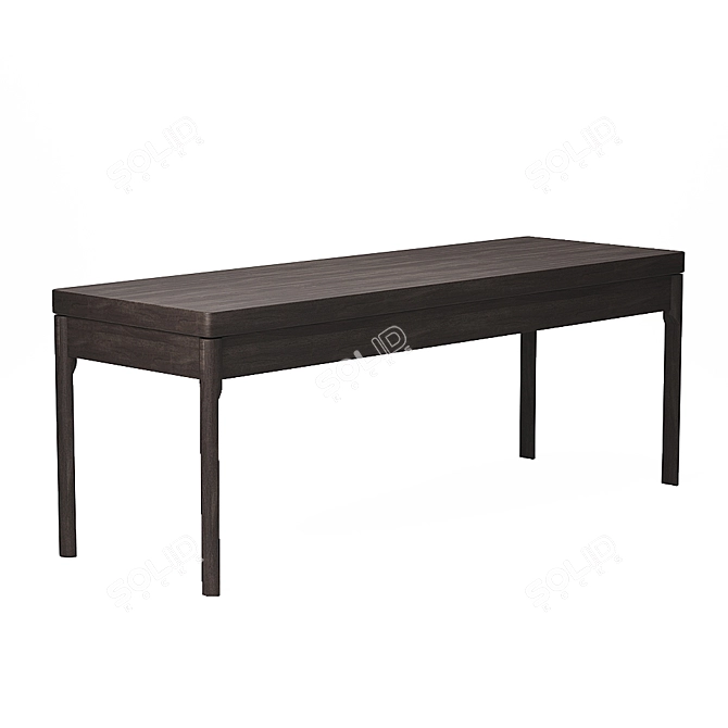 Pelham Bench: Stylish Seating for Any Space 3D model image 5