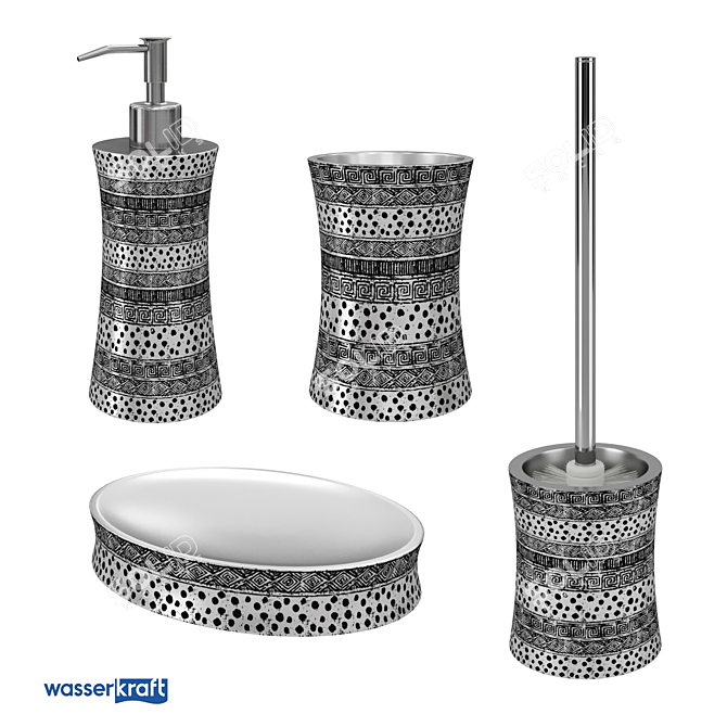 Salm K-7600 Series Bathroom Wall Accessories 3D model image 1