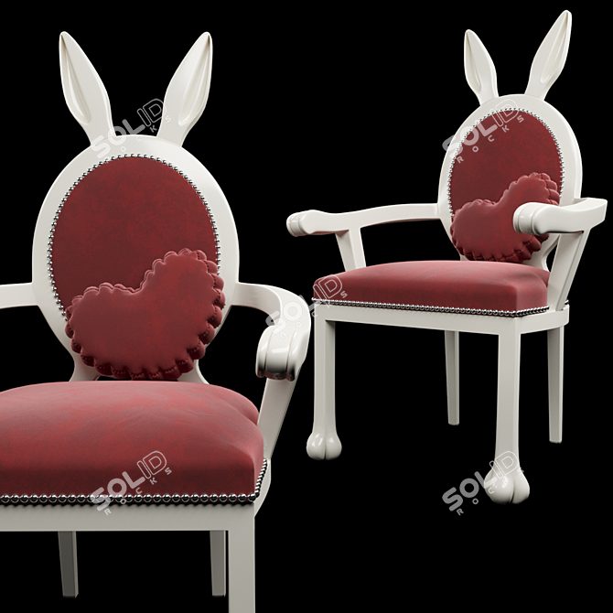 Rabbits' Dream Chair 3D model image 4