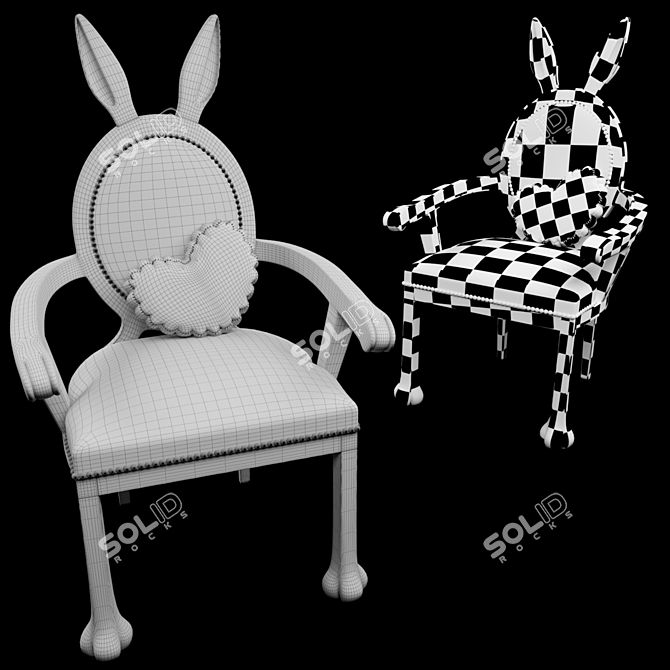 Rabbits' Dream Chair 3D model image 5