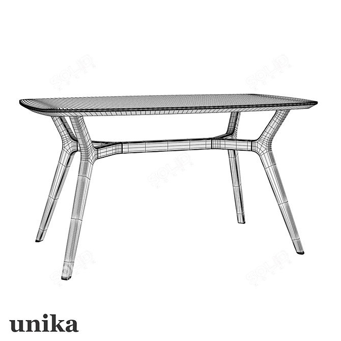 Elegant Johann Table - Minimalistic Design 3D model image 2