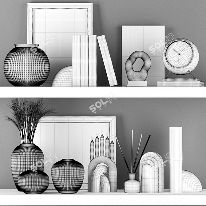 Elegant Decor Set: Perfect for Interior Design 3D model image 5