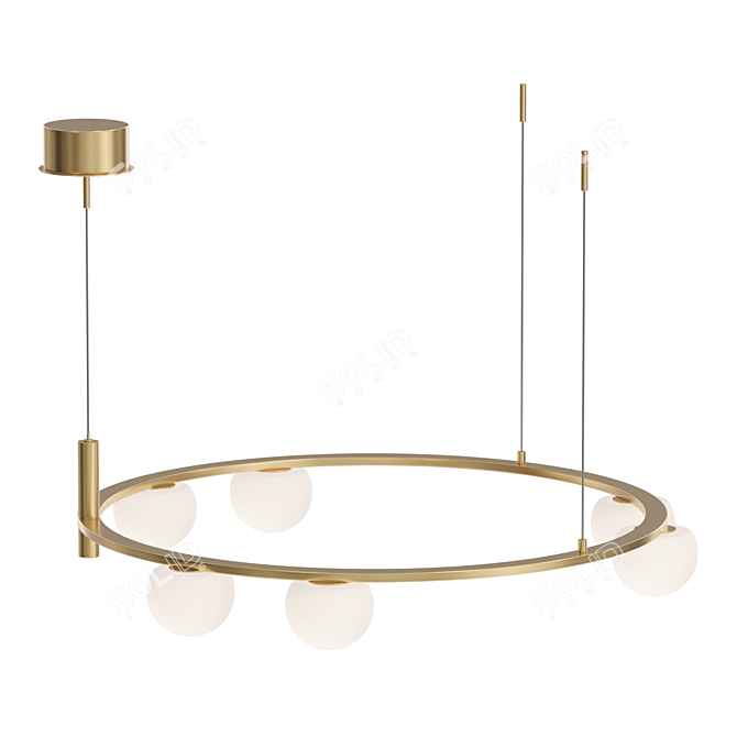 ARCANUM CH RING Pendant Chandelier 3D model image 3