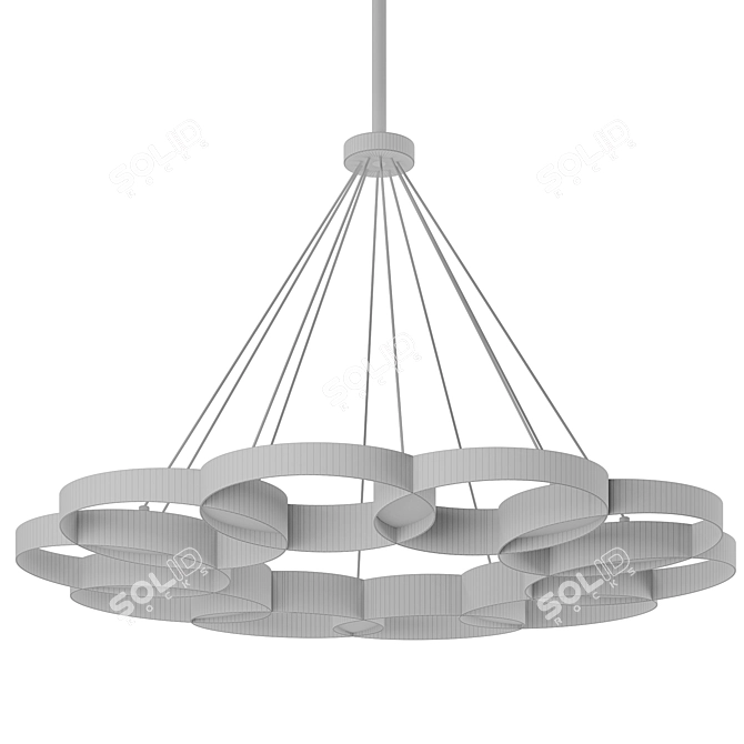 Elegant Maestro Pendant Light 3D model image 5