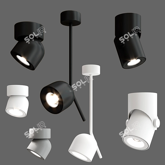 Miniature Illumination: TINY Lamp Duo 3D model image 2