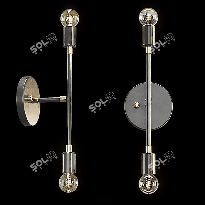 Studio Loft 22: Modern Handle 3D model image 3