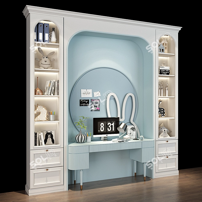 Kids Furniture Collection 0383 3D model image 3