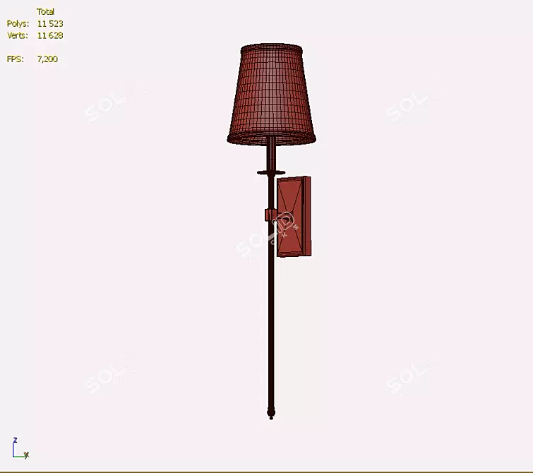 Savoy House Monroe Wall Lamp 3D model image 2