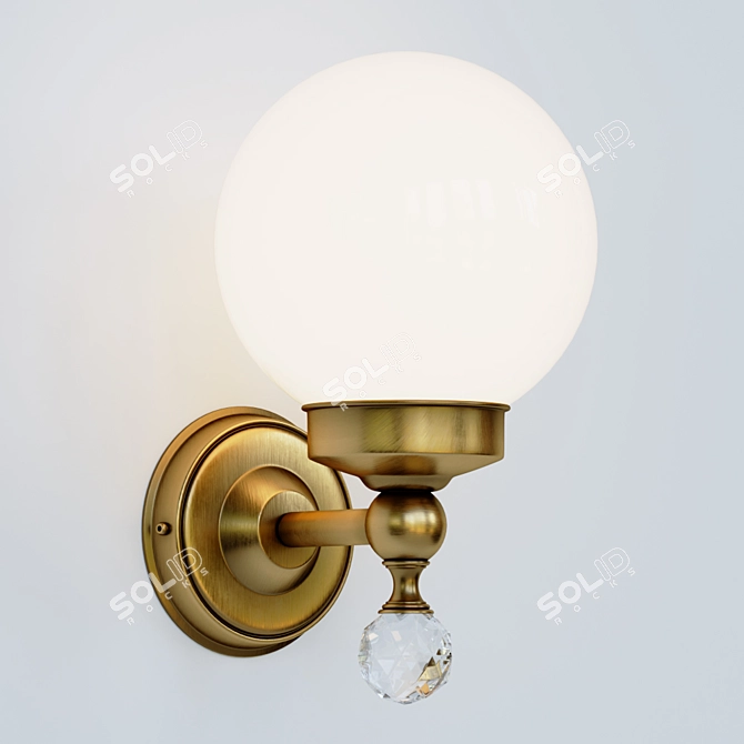 Migliore Amerida Gold & Bronze Lamp 3D model image 4