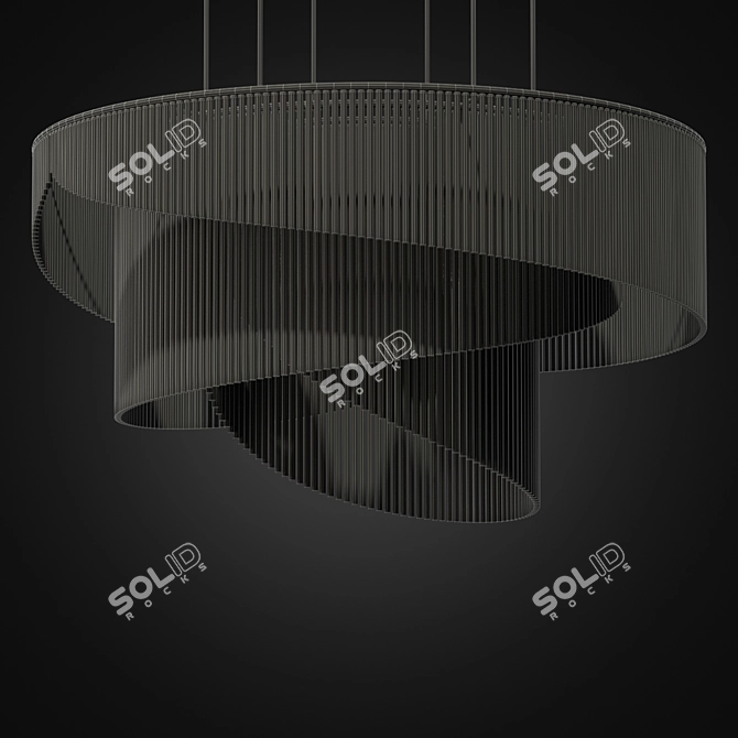 Contemporary Ceiling Lamp by Zagg 3D model image 3