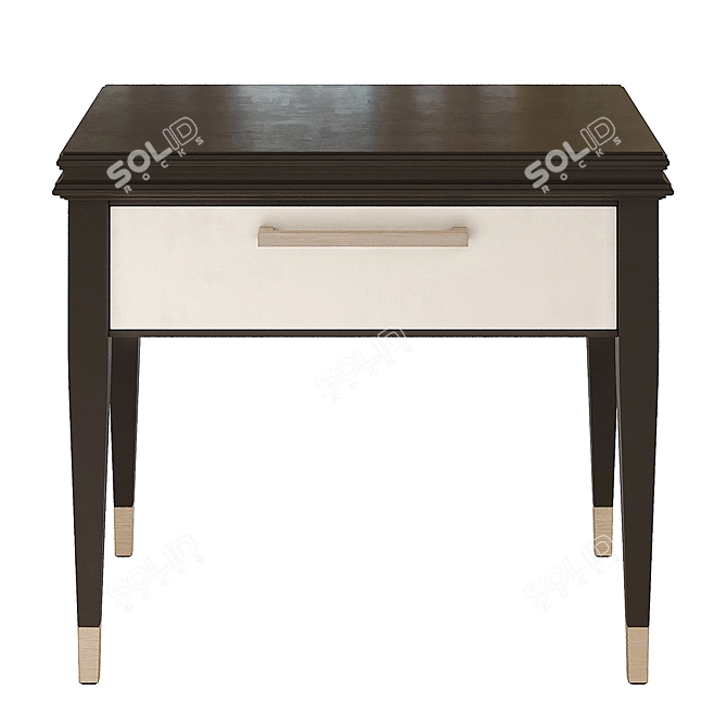 Compact Alabama Nightstand 3D model image 2