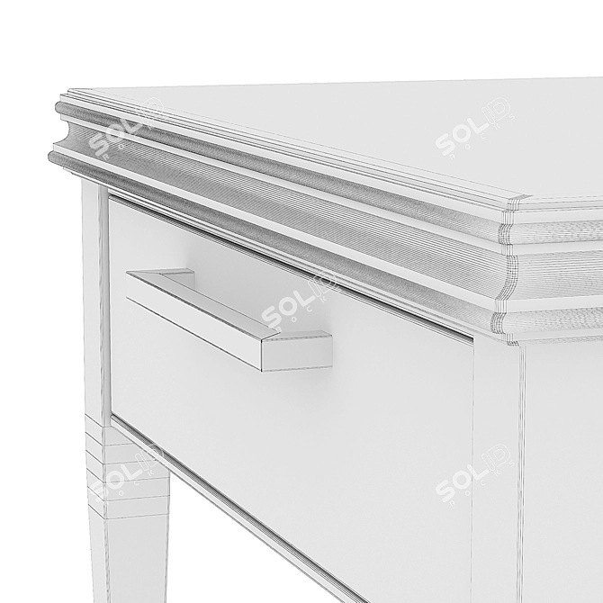 Compact Alabama Nightstand 3D model image 5