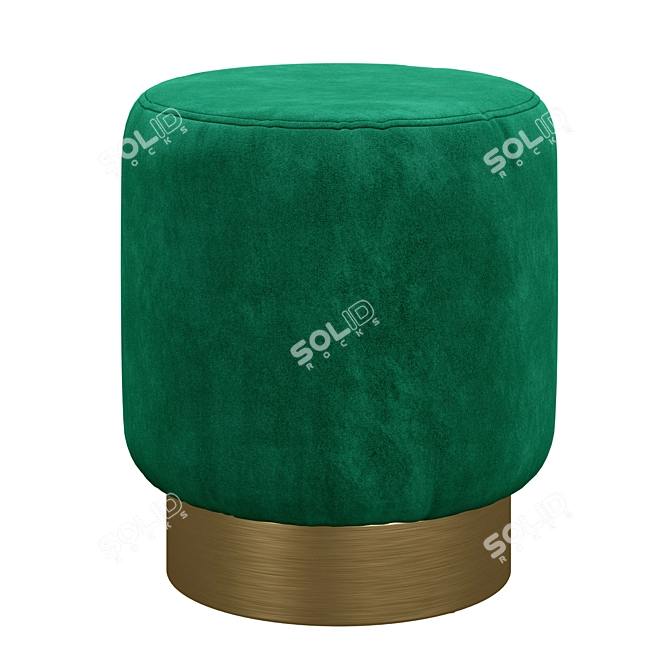 Elegant Ellaline Ottoman: Luxurious and Stylish 3D model image 5