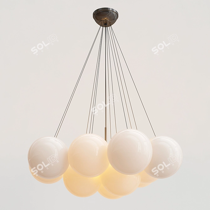 Title: Elegant OGDEN Chandelier 3D model image 3